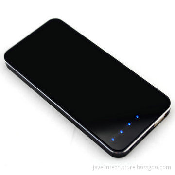 JP-S04 Safety Li-polymer battery power bank with indicators and high class armor plate glass cover